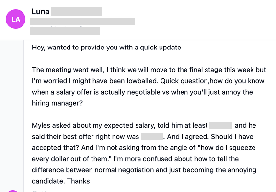 Client feedback 7